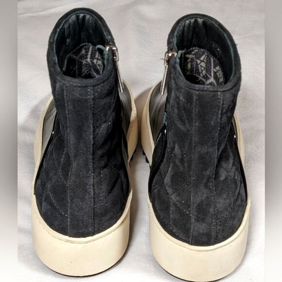 New Aquatalia Alayna Leather & Suede Ankle Side Zip Boots Made in Italy Size 8 - Picture 7 of 14